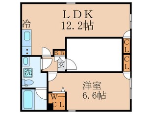 アーバンステージ月島Ⅱの物件間取画像